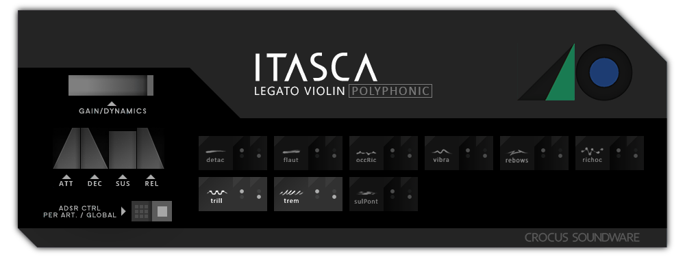 Screenshot of Itasca Violin Polyphonic
